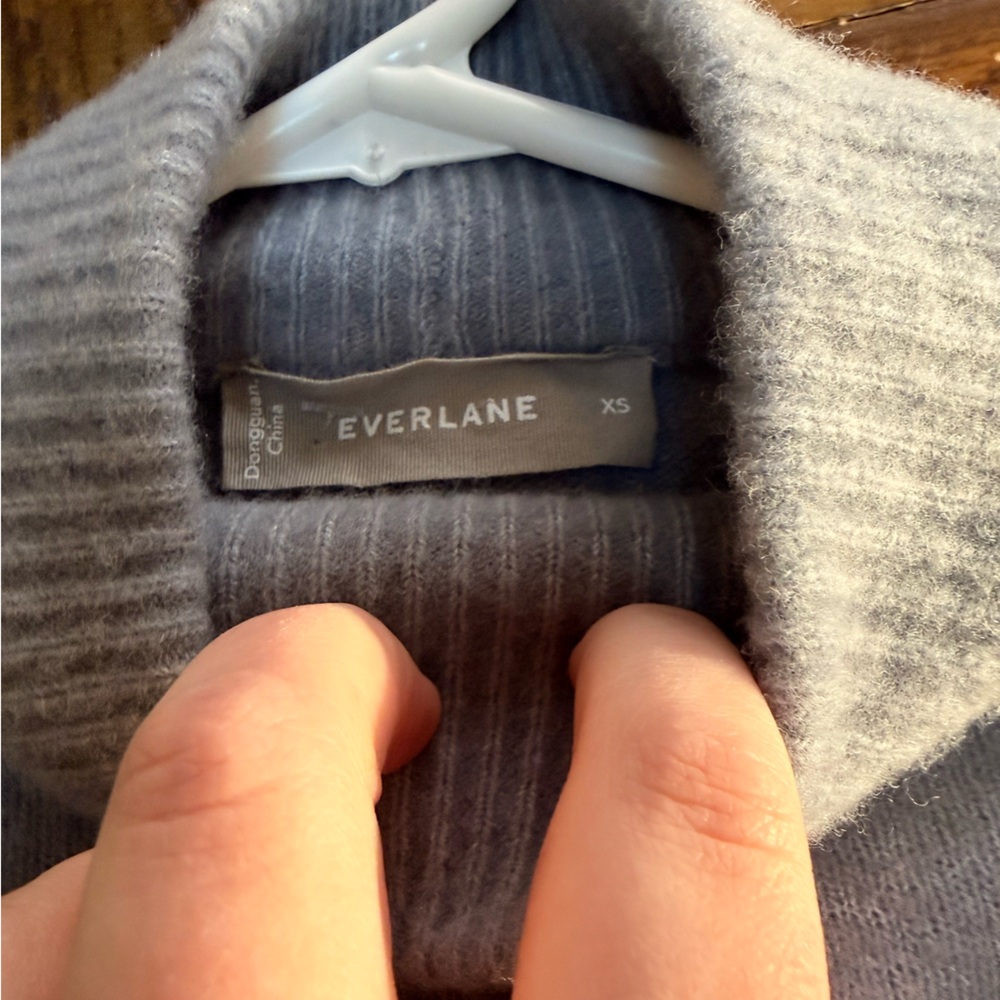 Everlane Mock Neck Wool/Yak Hair Blend Sweater SZ XS | Elevated Basics | Capsule - Picture 10 of 10